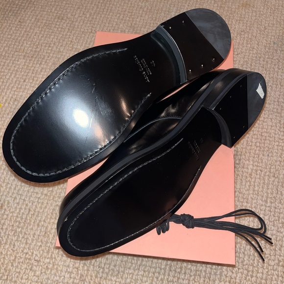 ACNE STUDIOS LEATHER DERBY SHOES 46 - Picture 8 of 9